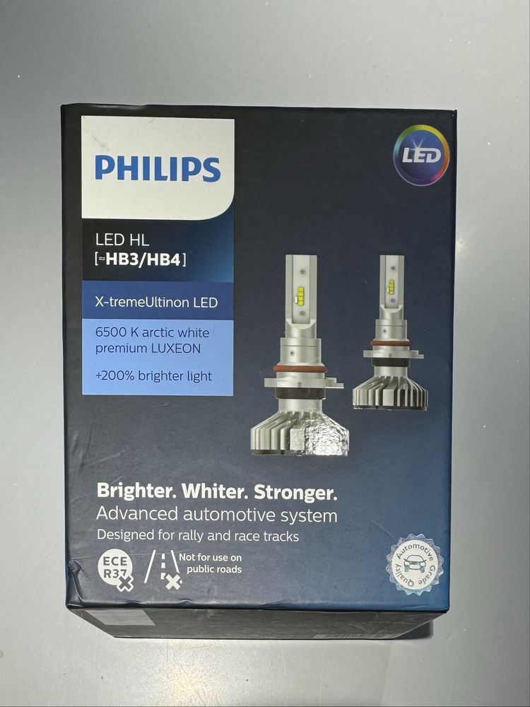 LED лампы Philips X-treme Ultinon HB3/HB4 11005XUWX2 6500K