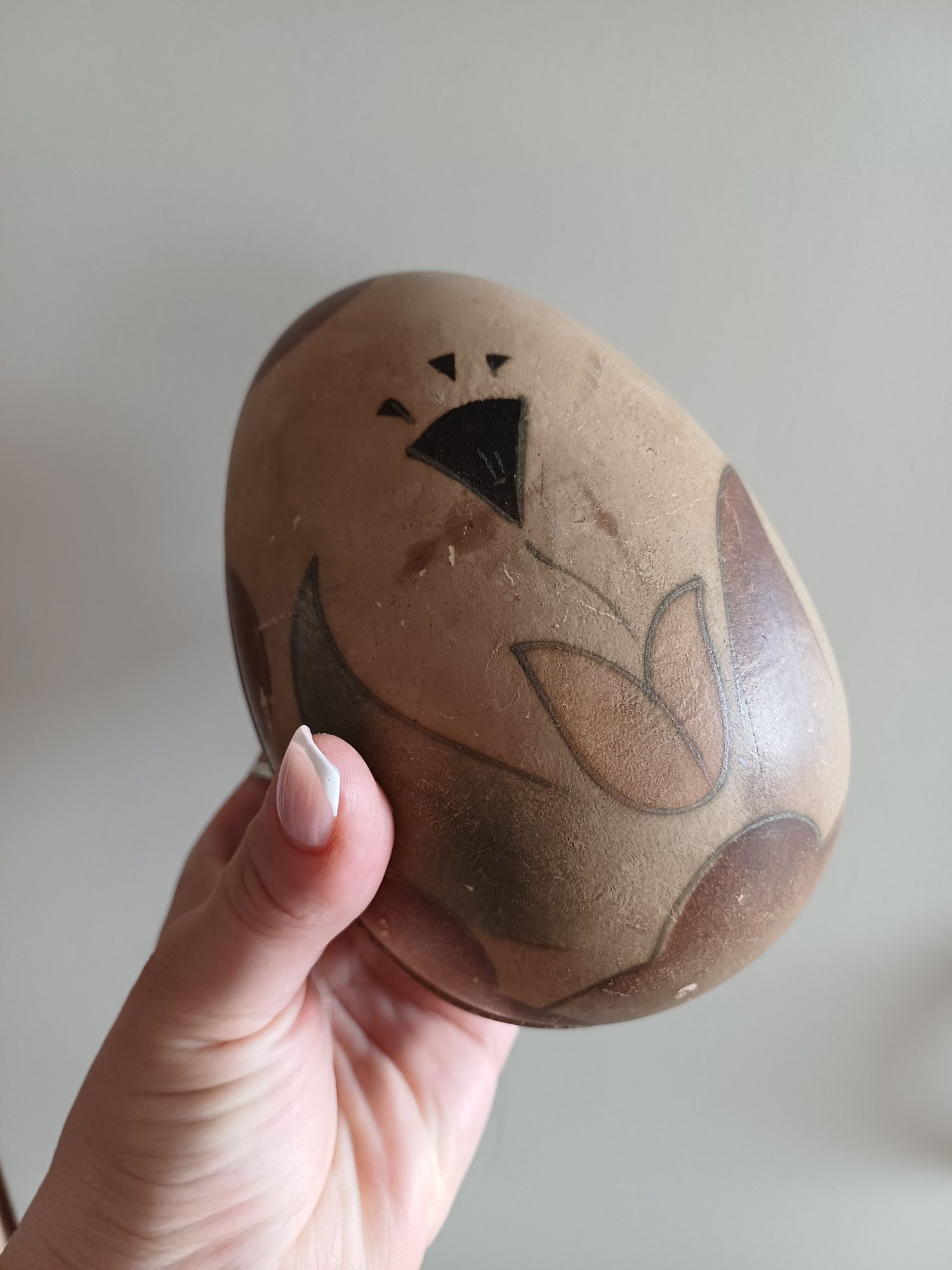 Bomboniera jajko bombonierka ceramiczna stara vintage