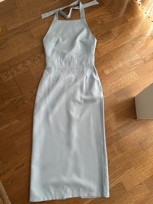 Плаття вечірнє голубе