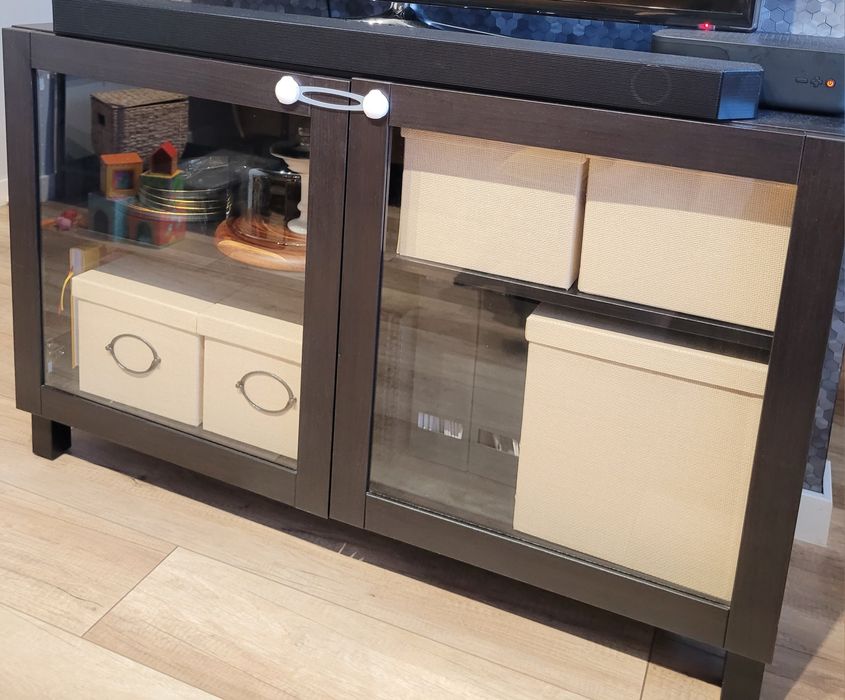 Besta Ikea witryna, szafka pod telewizor