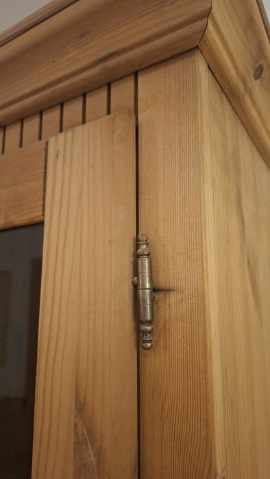 Kredens szafka gablotka drewno szkło