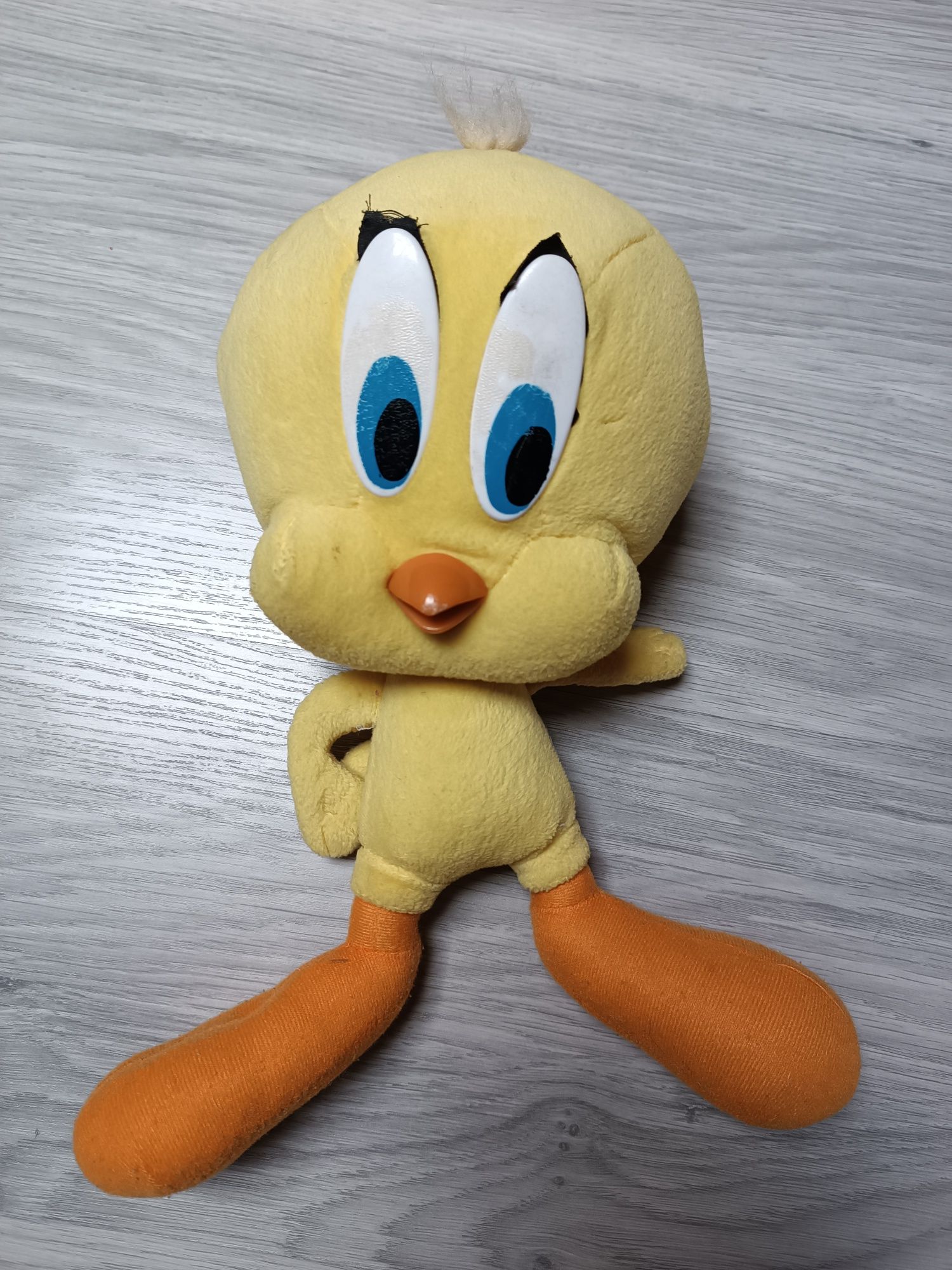 2 maskotki tweety żółty ptaszek kanarek bajka zabawka pluszowa