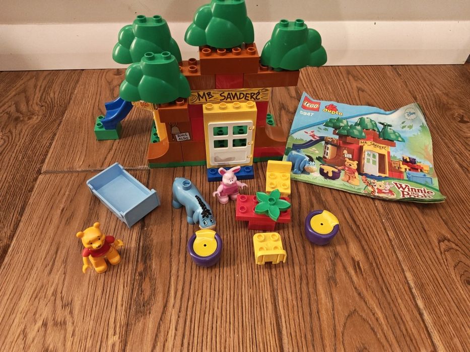 Kompletny zestaw lego 5947, domek Kubusia Puchatka