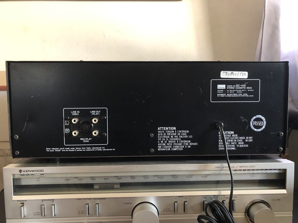 Sansui SC-1110 Cassette Deck