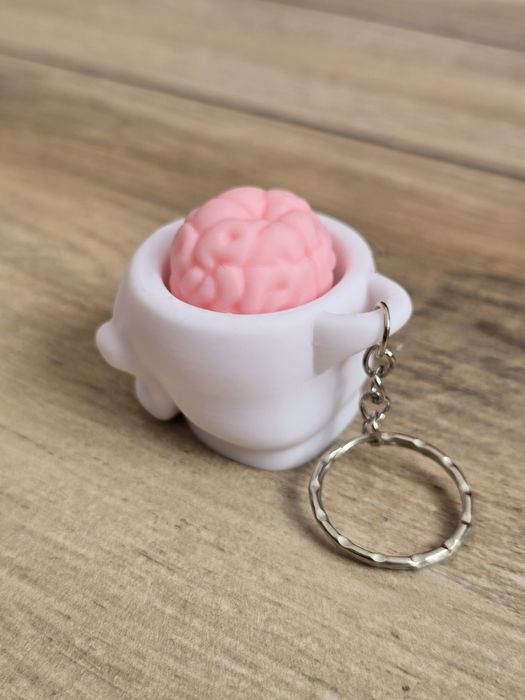 Breloczek Klik Klik Clicker Czaszka 3d - Brelok Druk3d fidget Keychain