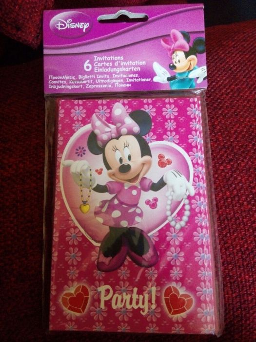 Convite aniversário Minnie