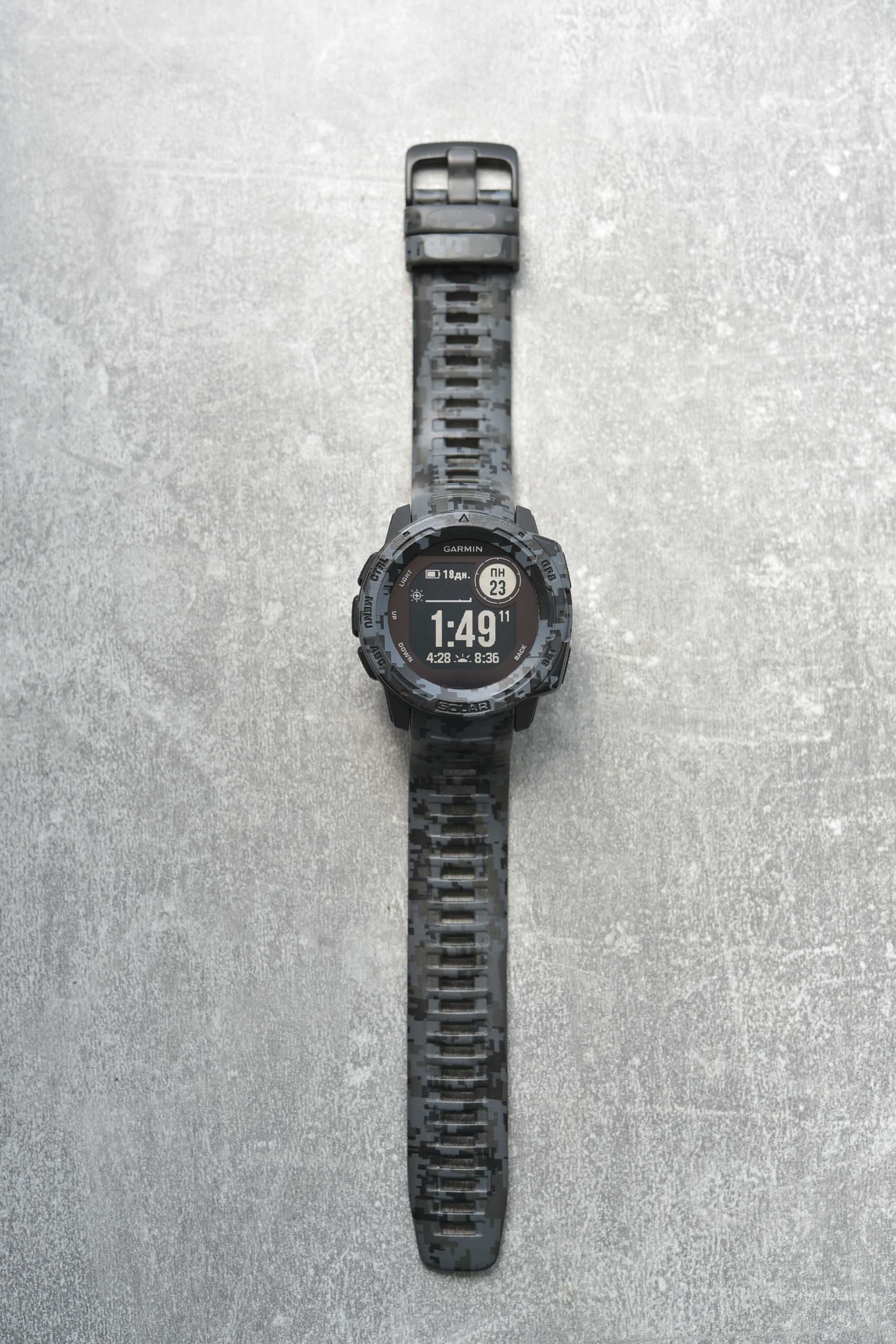 Garmin instinct solar camo pixel gps компас піксель