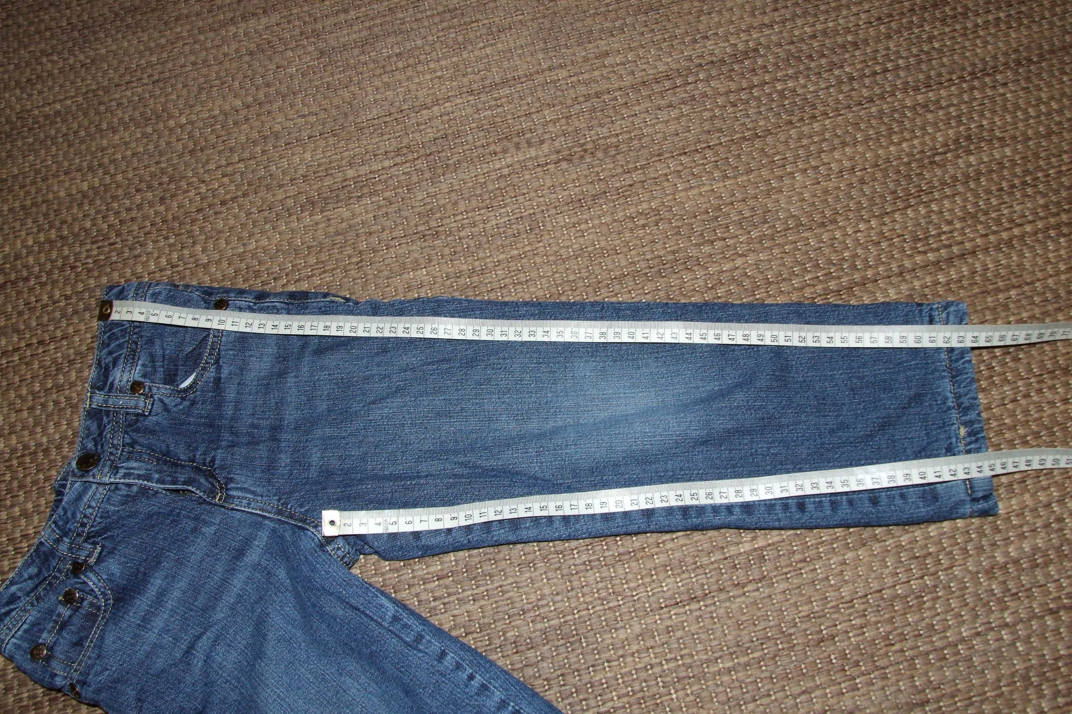 Spodnie jeans ocieplane rozm. 110-116