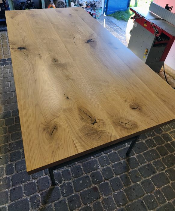 Stół dębowy loft do salonu
