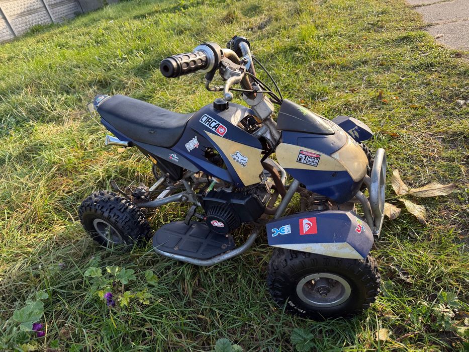 Mini quad 50 cm odpalany na szarpak i starter czytaj opis!!!