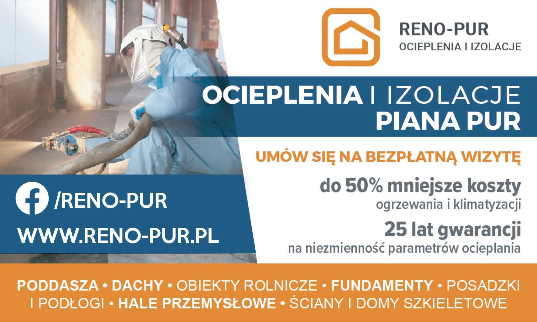 Ocieplenia i Izolacje Piana PUR Ocieplanie Celuloza Wełna Pianka PUR