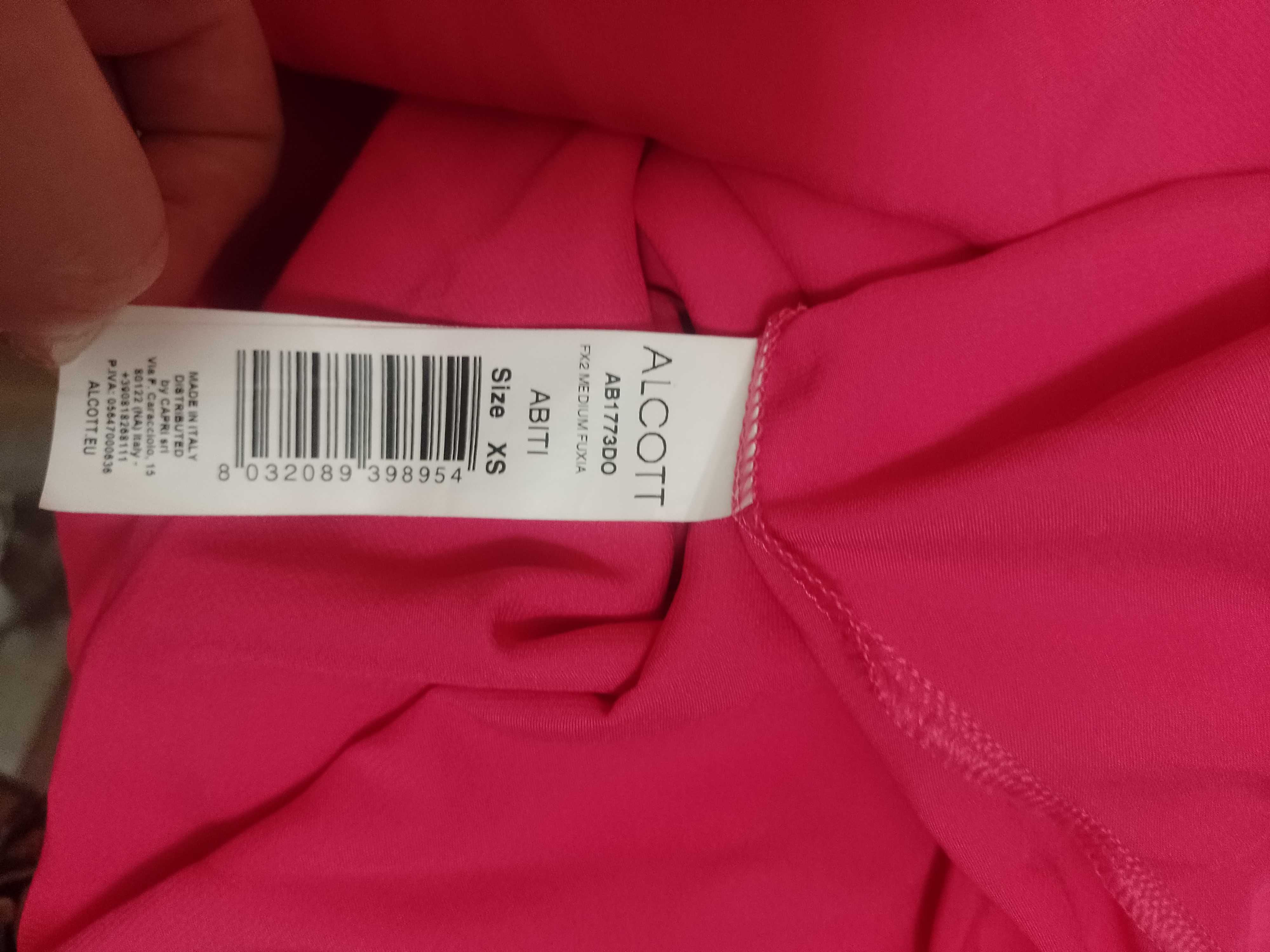 (34/XS) Alcott/ Ekskluzywna, różowa halka pod sukienkę z Londynu