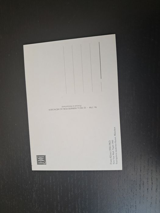 25 szt pocztówek malarstwo abstrakcja