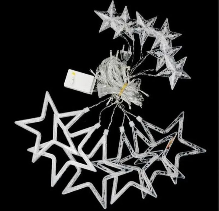 Гірлянда штора "Зірки"