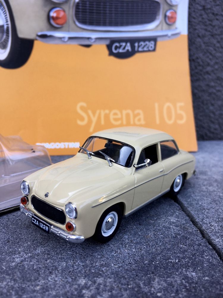 Czasopismo-SYRENA 105-auta PRL,model,autka,kolekcja,deagostini