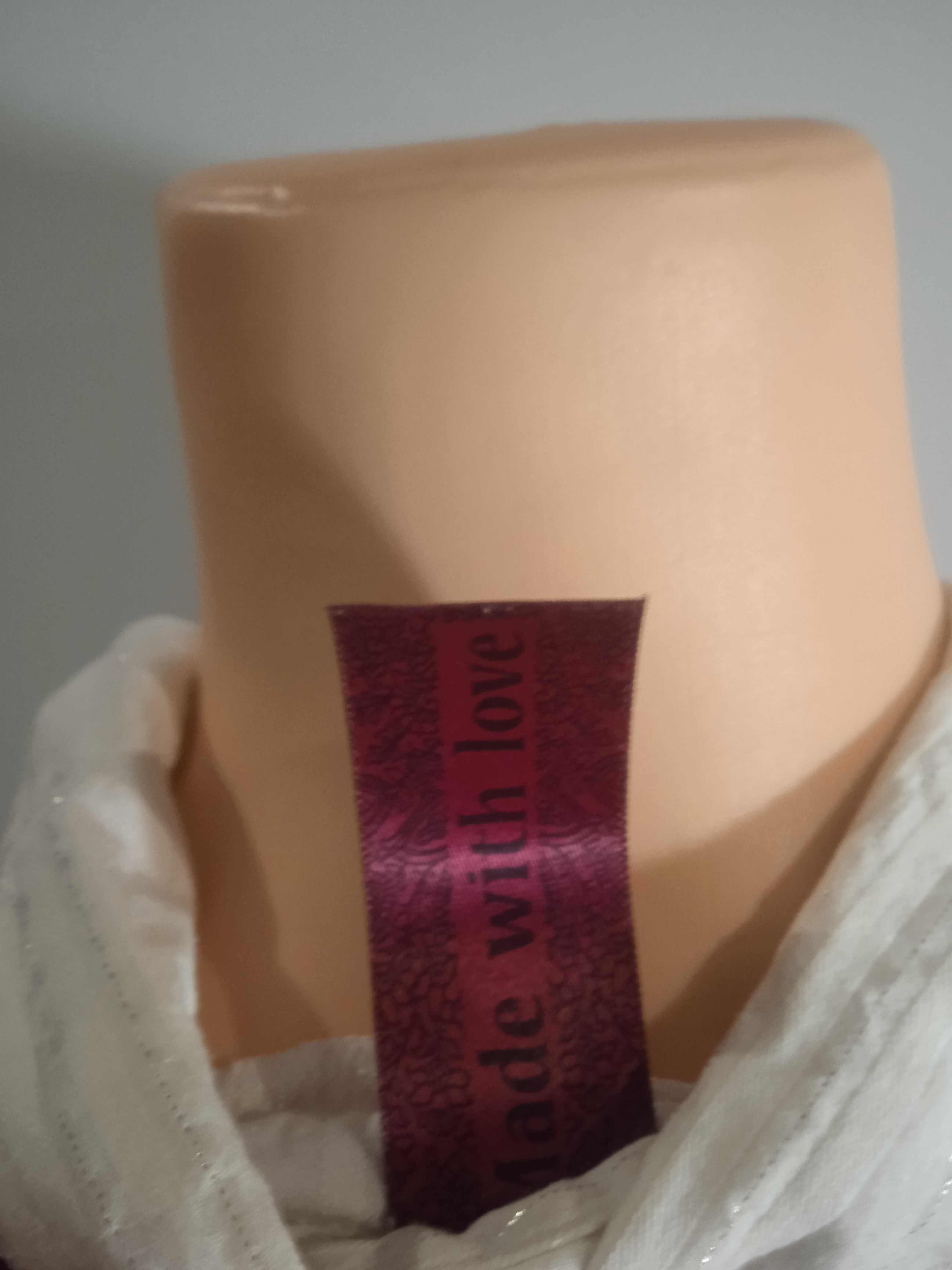 Sweterek z wszytym kołnierzykiem fuksja magenta rozmiar 34/36