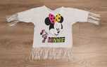 T-shirt dziecięcy – MYSZKA MINNIE – frędzle