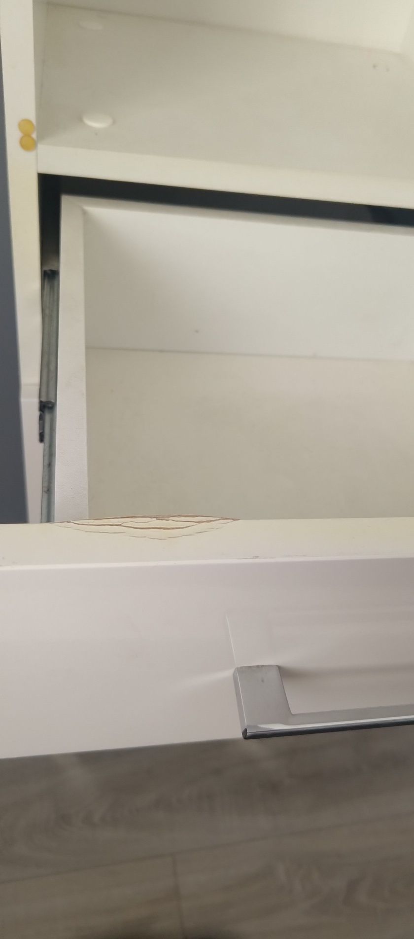 Słupek łazienkowy Cersanit Olivia 35 x 180 x 30 cm biały