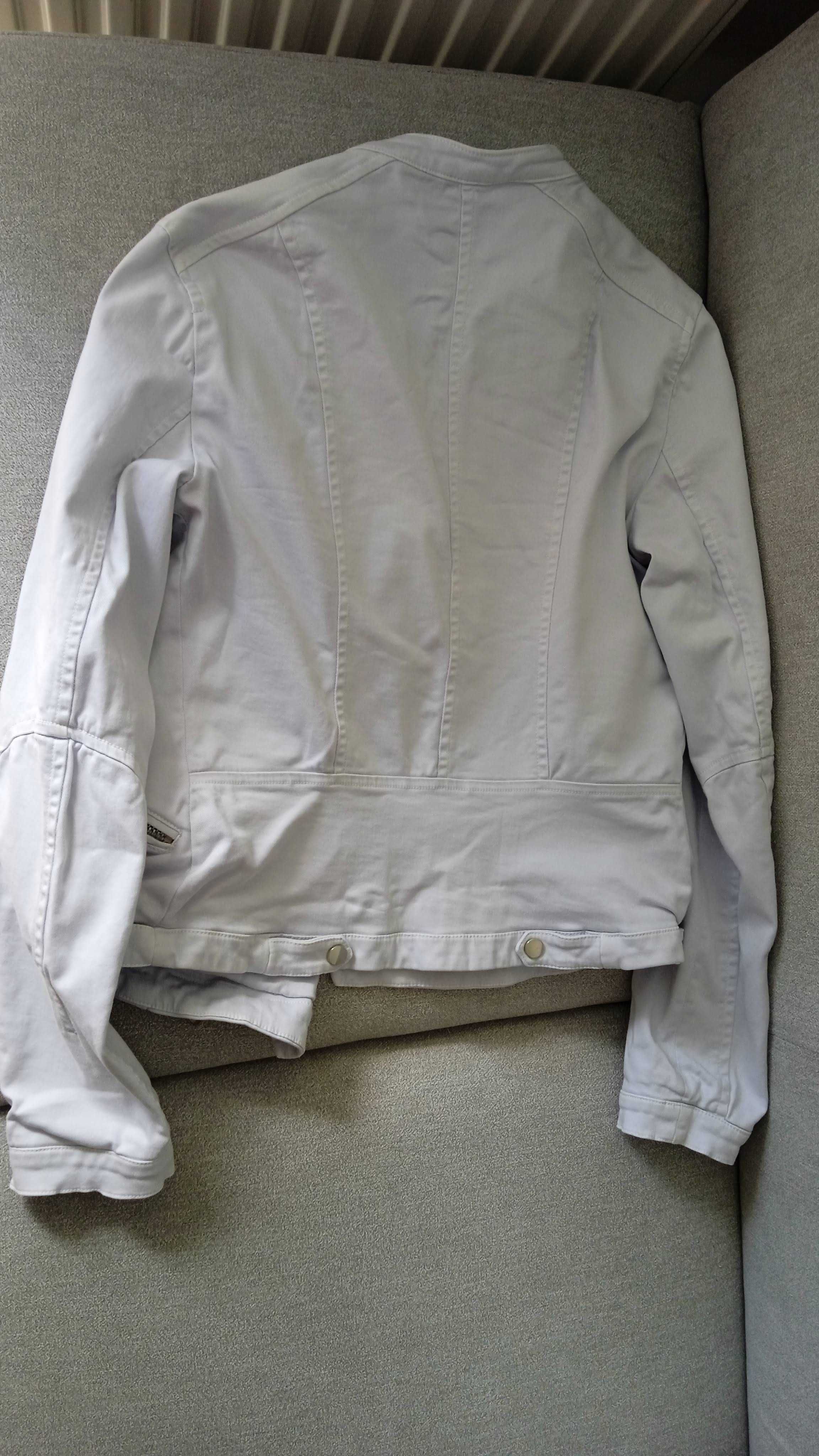 ZARA- ramoneska,  kurtka, blezer niebieski r.34/XS