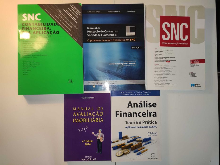 Livros de Contabilidade e Direito : Civil, Comercial, Insolvência, etc