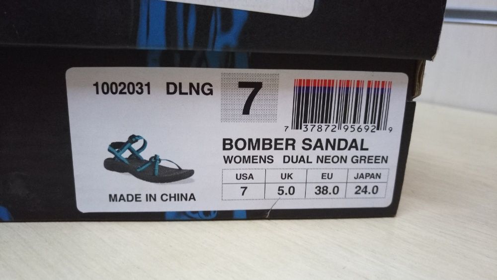 Женские спортивные сандалии босоножки вьетнамки Teva Bomber