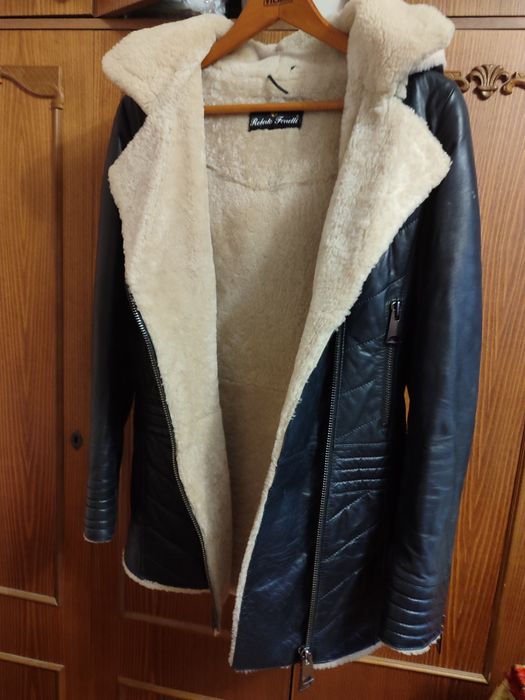 Дубленка натуральная размер 40, xxs