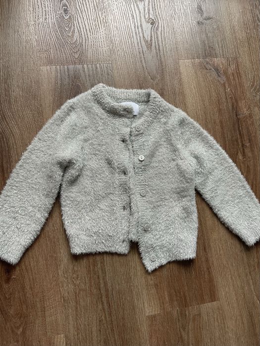 Пухнаста кофтина дитяча Zara р. 120