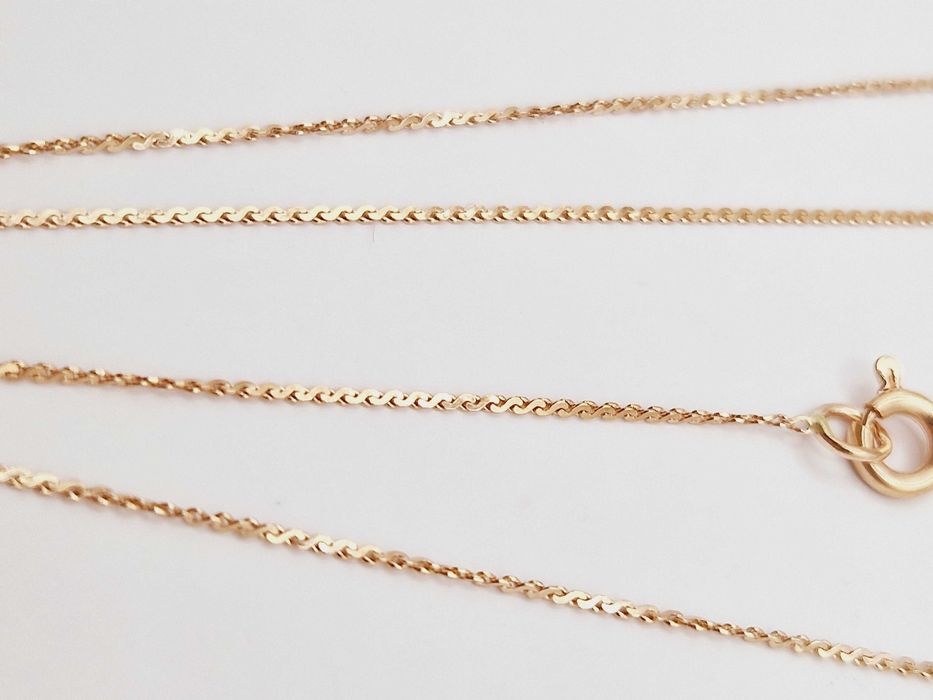 Elegancki złoty łańcuszek 585 (14k)