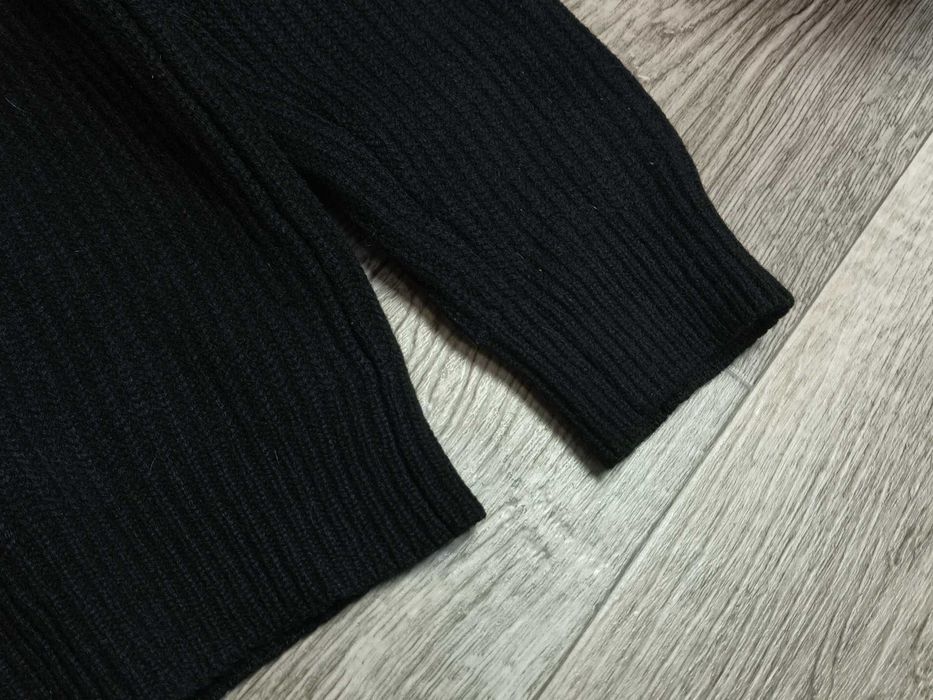 FRED PERRY вовняний светр чоловічий чорний оригінал М