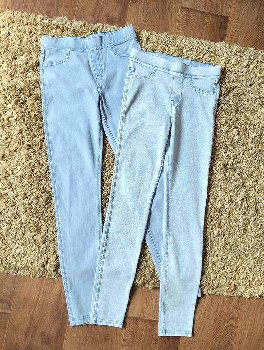 Лосини H&M 10-12 р. джинси джегінси трегінси легінси штани брюки денім