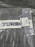 Emblemat Napis "turbo d" opel,citroen,peugeot -