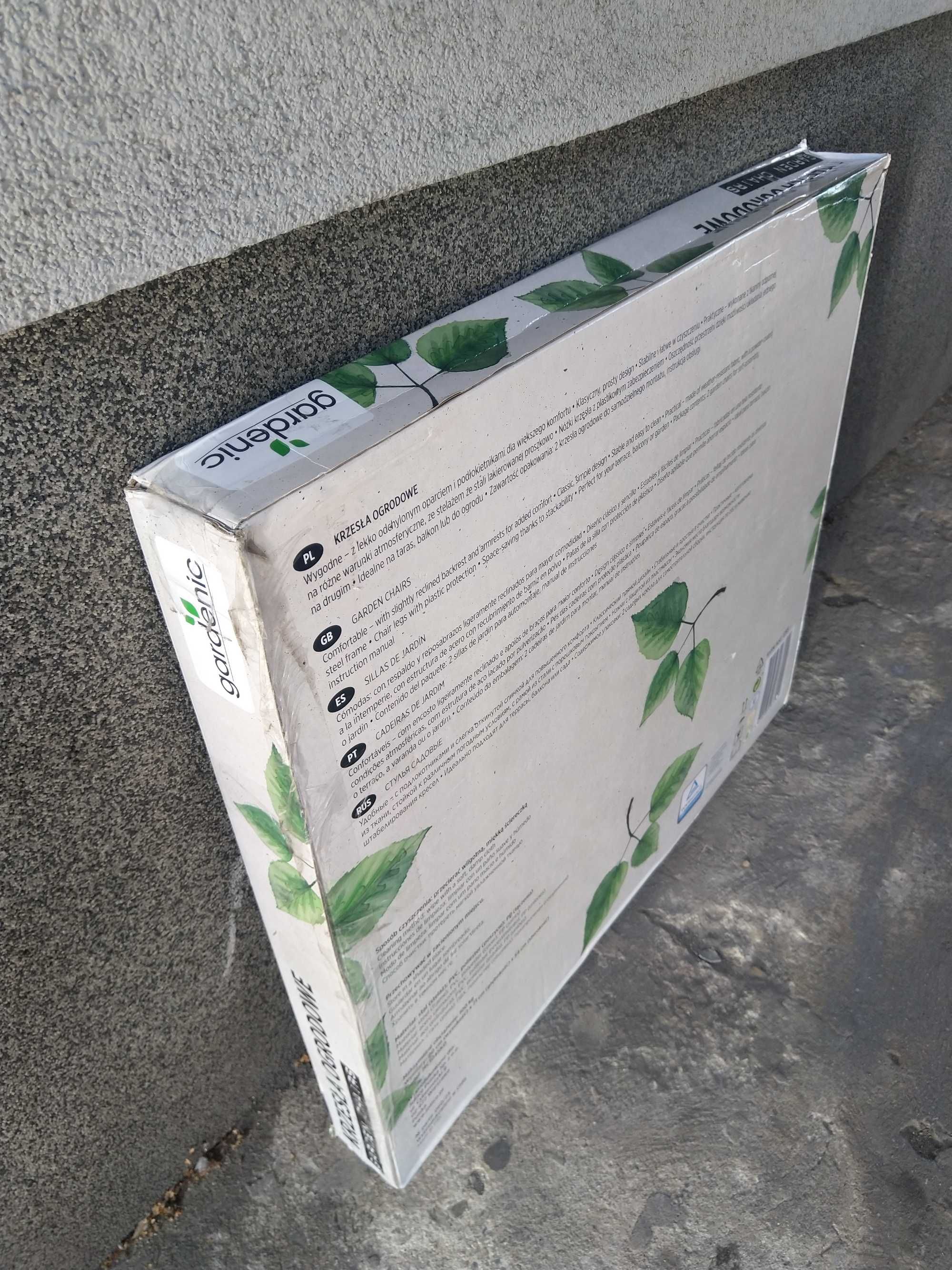 NAJTANIEJ Krzesła 2szt Krzesło Metalowo - Tekstylne Wysyłka