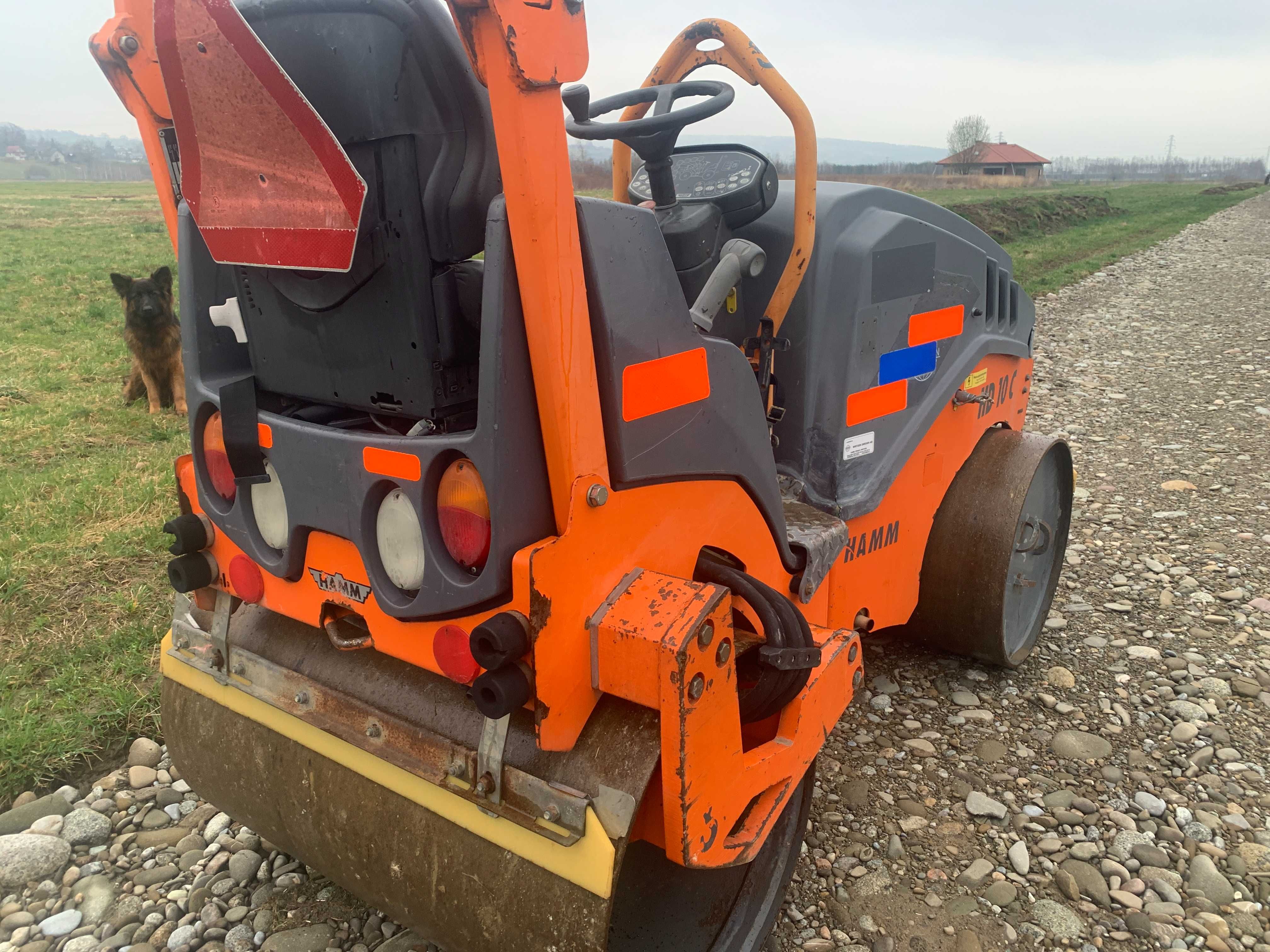 Walec Hamm HD 10C VV Tandemowy Stalowy Drogowy Wibracje Hatz 31 NETTO
