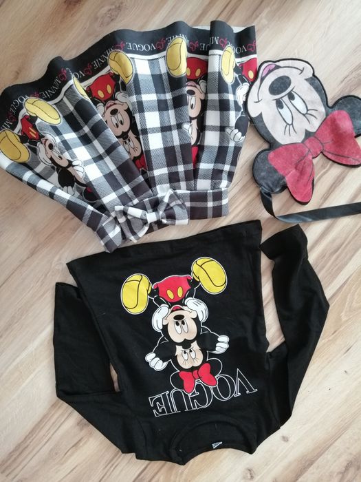 Nowy komplet dla dziewczynki bluzeczka spódniczka torebka Minnie 98