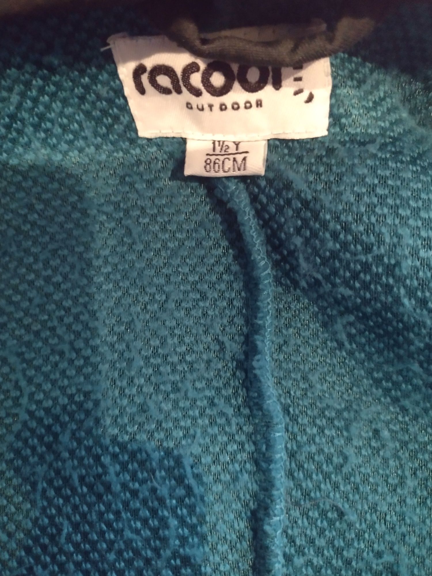 Pajac pluszowy kombinezon na wiosnę oryginalny racoon 86 cm 1.5 roku