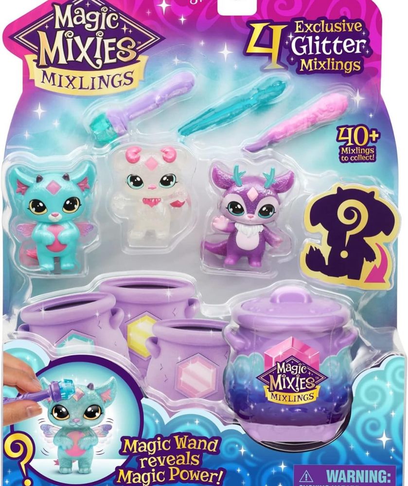 Magic Mixies Mixlings Sparkle Magic Mega 4 Pack