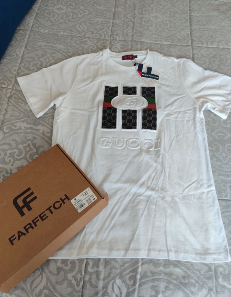 Camiseta Gucci – Branca Unissex