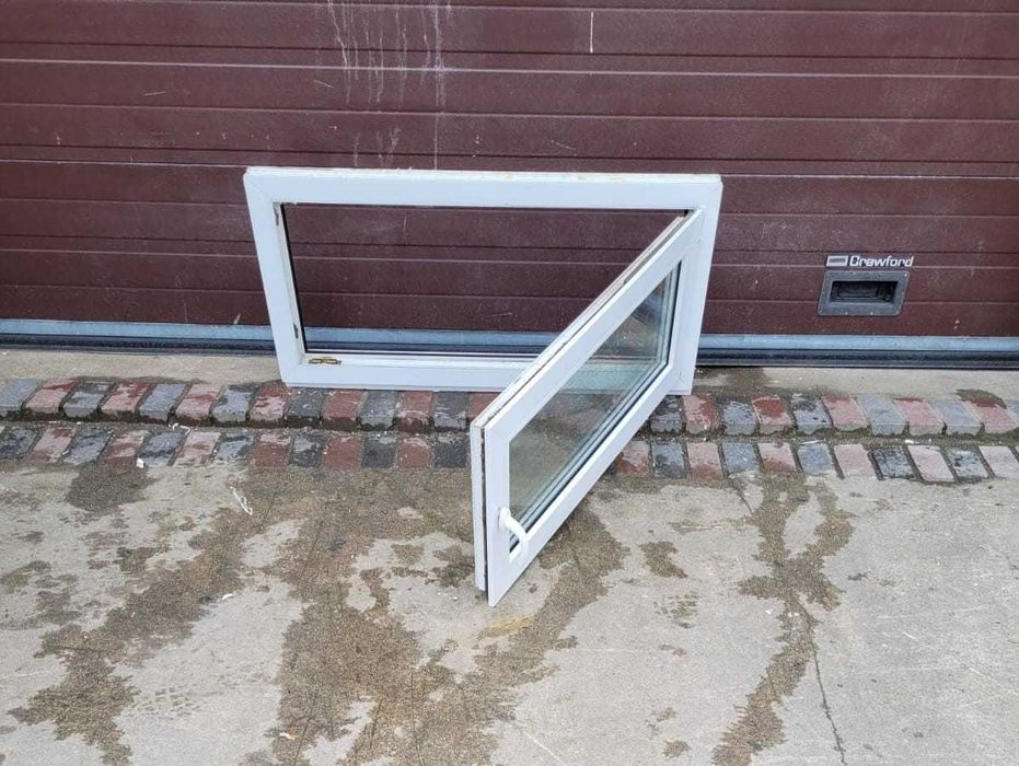 Okna leżace poziome pcv 124x60/64 Niemieckie DOWÓZ CAŁY KRAJ