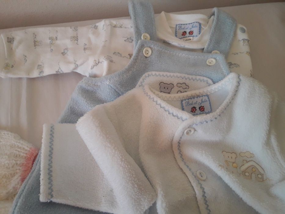 Conjunto azul para 6 meses