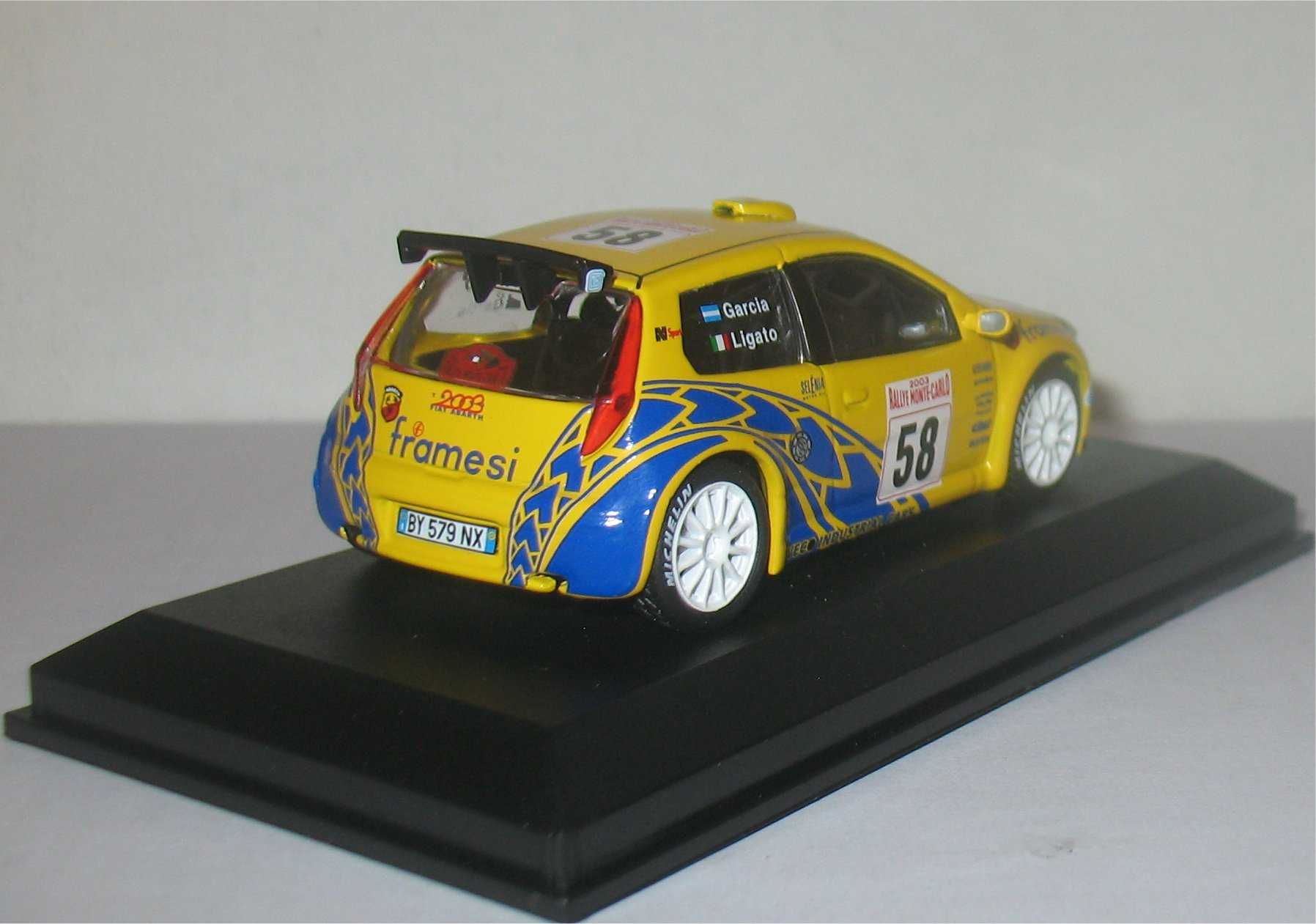 Altaya/Ixo- Fiat Punto S1600 -Rally de Monte Carlo 2003- Marcos Ligato
