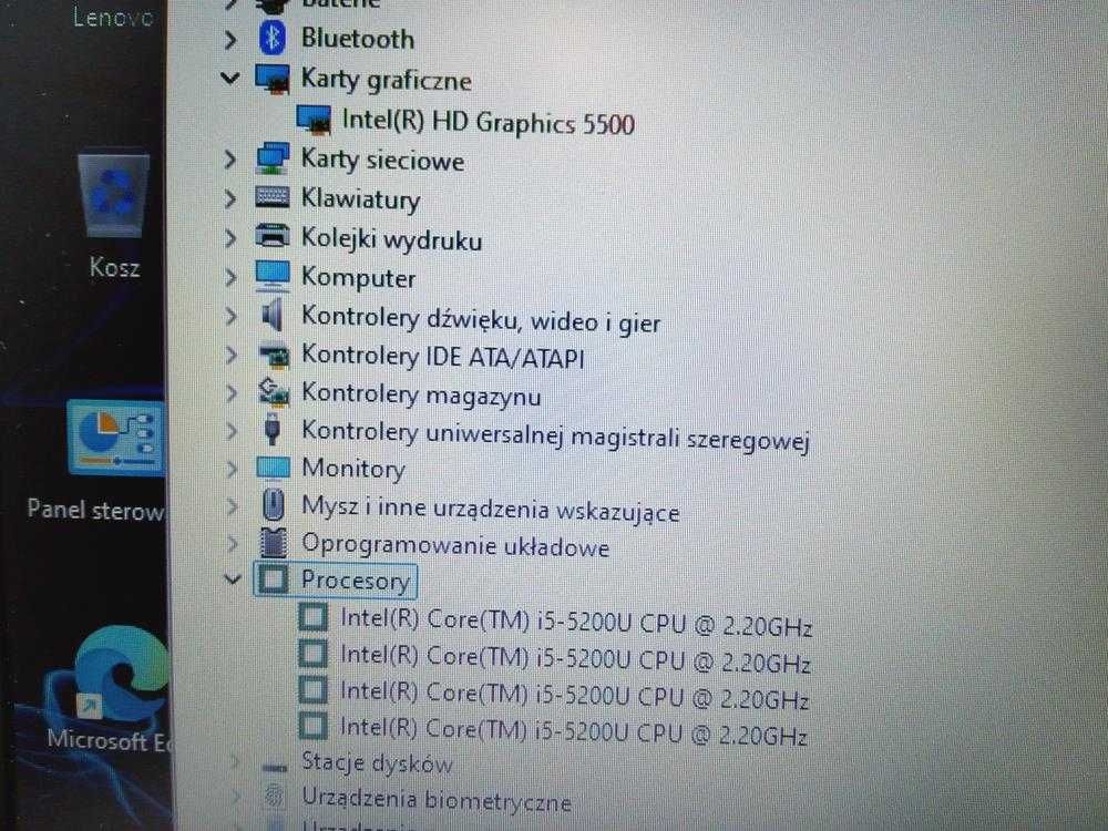 Laptop Do Pracy PRO Lenovo T550 i5 15,6 HD 16GB 512 SSD W11 GW FV