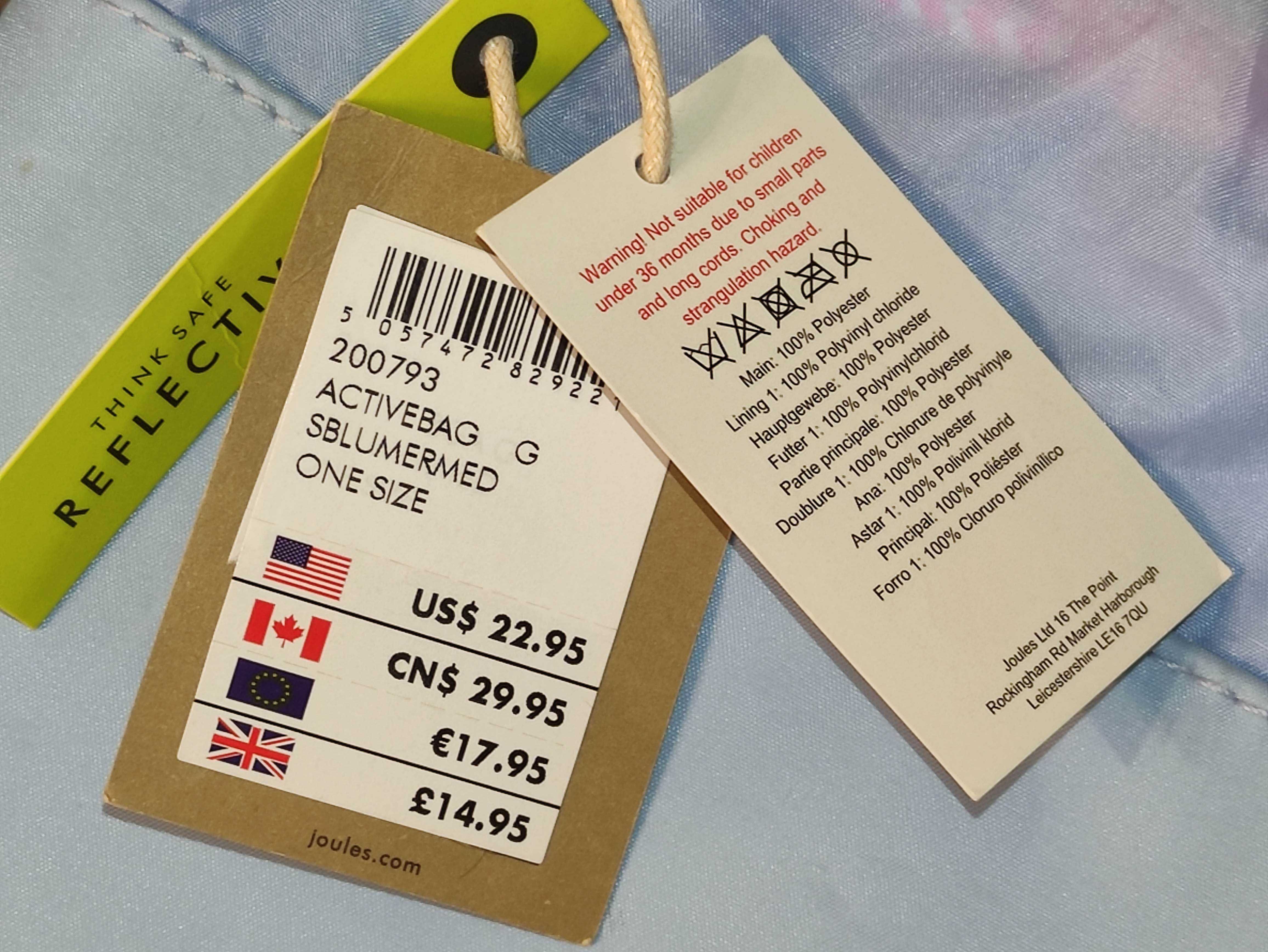 Сумка - рюкзак "Русалка" для дівчат фірми JOULES Great Britain