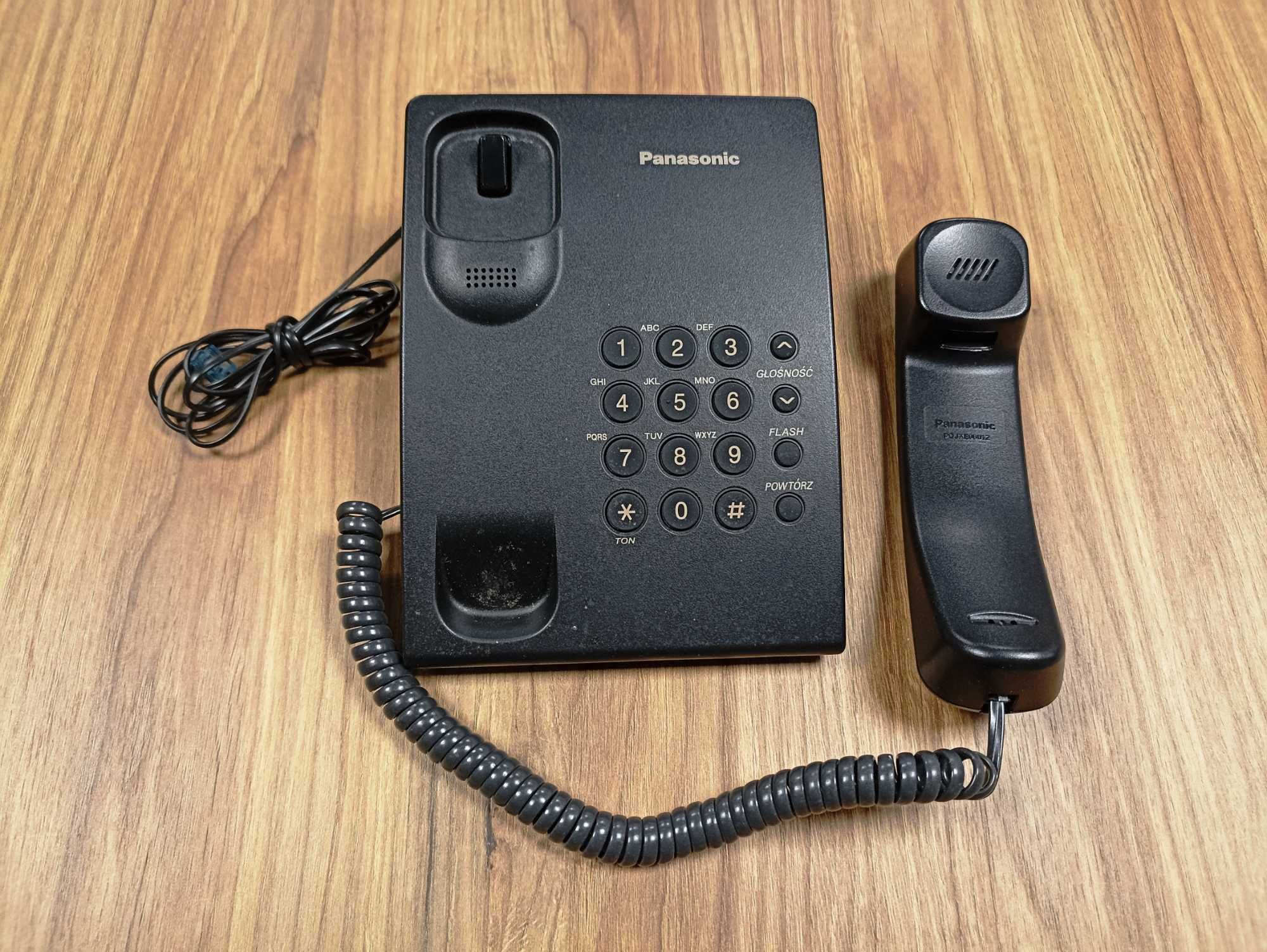 Telefon PANASONIC KX-TS500PDB - stacjonarny przewodowy