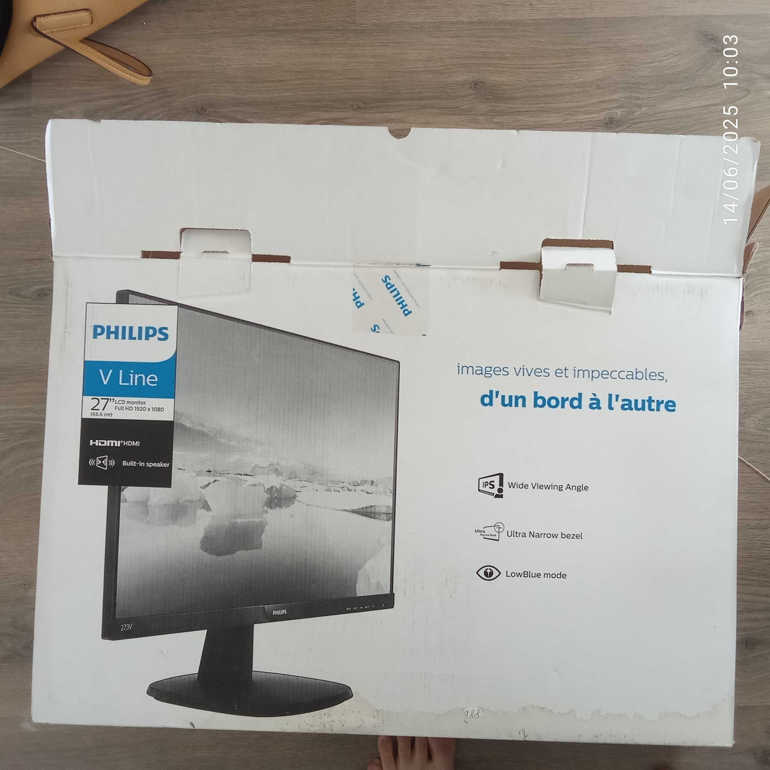 Monitor ecrã PHILIPS V LINE 27" ou seja 68,60cm