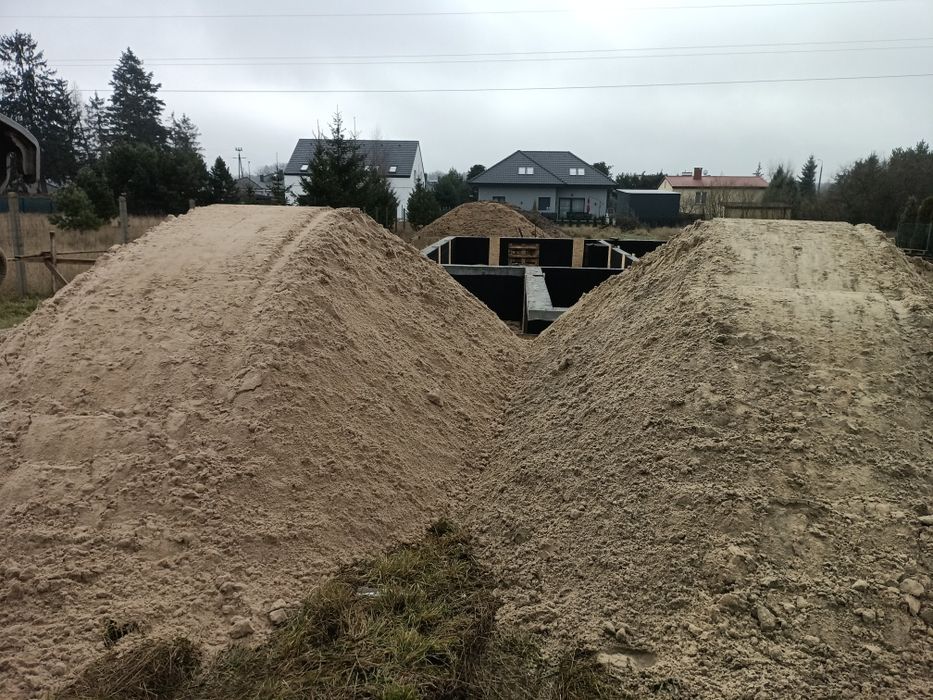 Usługi koparką usługi transportowe ziemia gruz piasek