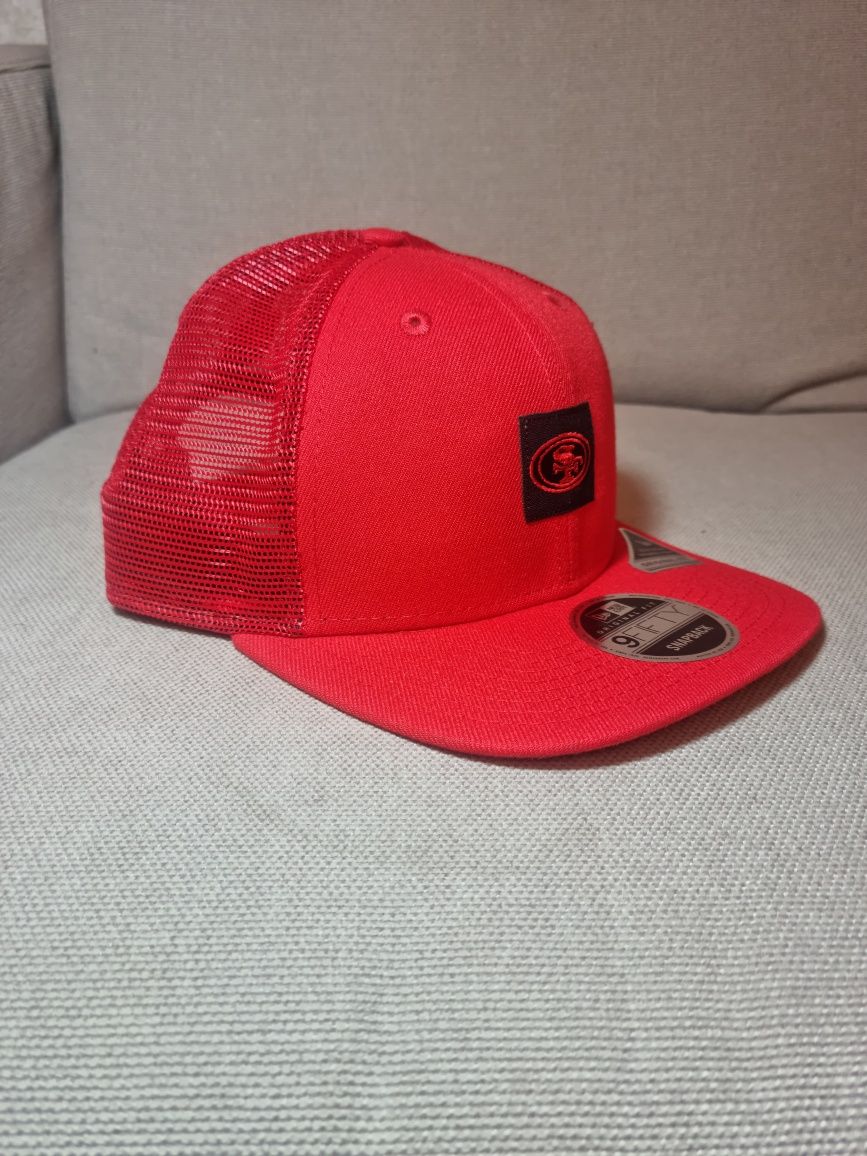 Кепка San Francisco 49ers New Era Shanahan Square Trucker 9FIFTY Snapb