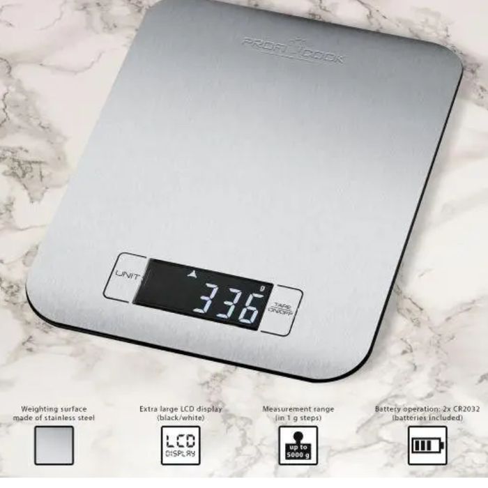 Proficook PC-KW 1061 – сучасні електронні кухонні ваги