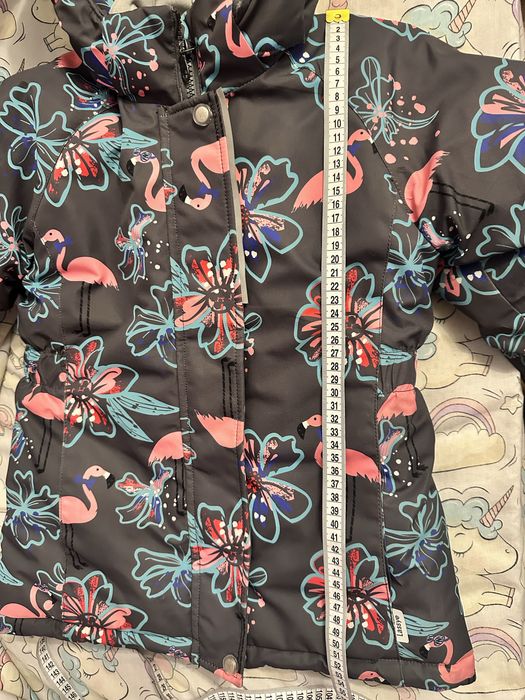 Зимова куртка дитяча термо мембранна для дівчинки 6/116-122 Lassye