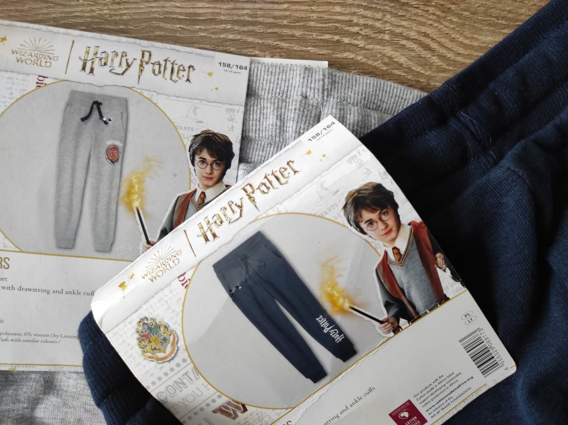Nowe Spodnie dresowe Harry Potter r.158/164
