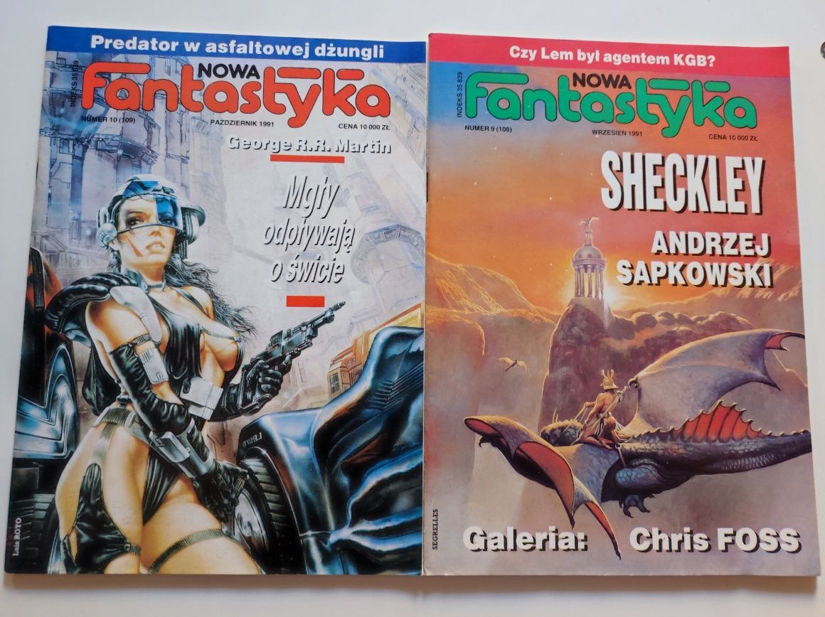 Magazyn Nowa Fantastyka rok 1991